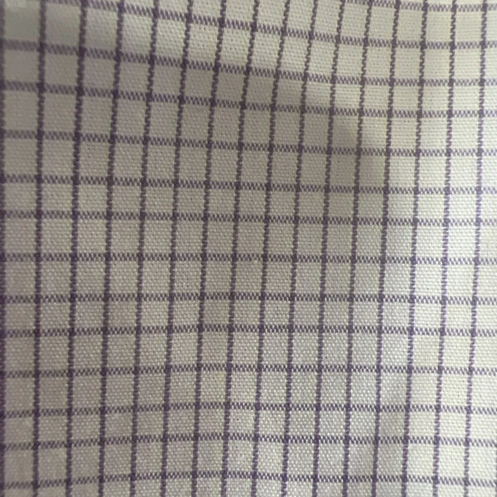 Banana Republic Mens Plum‎ Plaid Long Sleeve Button Up Size Xl  Beautiful 459